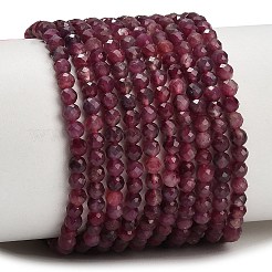 Rosso naturale perline tormalina fili&nbsp;GG-CBA77FB-B01-3mm-B