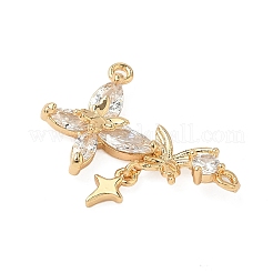 Colgante micropavé cubic zirconia de latón&nbsp;KK-S531-11G-B