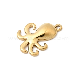 Pendentifs en acier inoxydable 304 sur le thème de l'océan&nbsp;STAS-G389-03G-08
