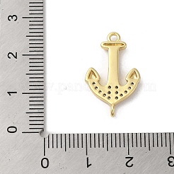 Estante de placas micro latón allanan colgantes de circonio cúbico&nbsp;KK-C052-36G