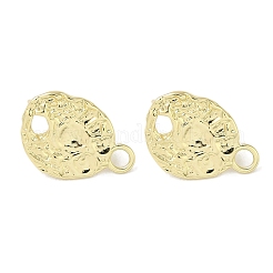 Fornituras para pendientes con tachuelas de latón&nbsp;KK-K371-09G