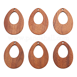 20pcs Walnussholzanhänger&nbsp;WOOD-CJ0001-26