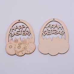 Pendentifs cootonwood&nbsp;WOOD-WH0108-96