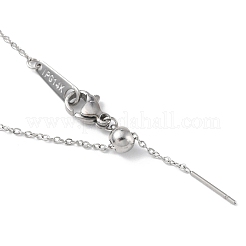 Collier chaîne en acier inoxydable 304 anti-ternissement pour hommes et femmes&nbsp;NJEW-M200-14P