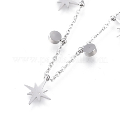 Colliers pendentifs en acier inoxydable 304&nbsp;NJEW-K120-04P