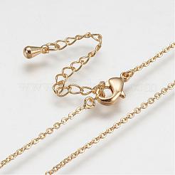 Colliers en laiton avec pendentif avec zircone cubique de micro pave&nbsp;NJEW-j051-10G
