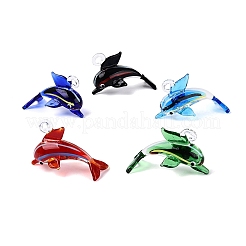 Pendentifs vernissées manuelles&nbsp;LA-N048-22