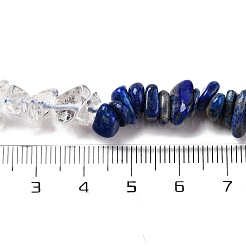 Stränge aus natürlichen Quarzkristall- und Lapislazuli-Perlen&nbsp;G-L610-A04-01