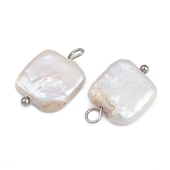 Pendenti di perle Keshi di acqua dolce naturale&nbsp;STAS-D378-04P