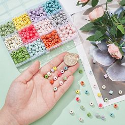 600pcs 12 Farben undurchsichtige Acrylperlen&nbsp;OACR-SC0001-50