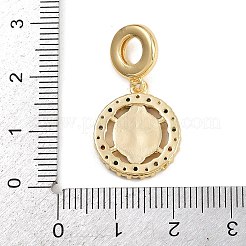 Messing Pavé bunte Zirkonia europäischen Anhänger&nbsp;KK-N271-26G