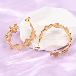 Boucles d'oreilles à tige en acier inoxydable 304 pour femmes&nbsp;SA-CBA4160-25G