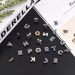 Slide charms rhinestone in lega &nbsp;ALRI-SC0001-08P