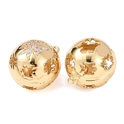 Pendentifs en laiton zircon cubique transparent&nbsp;KK-B184-03G