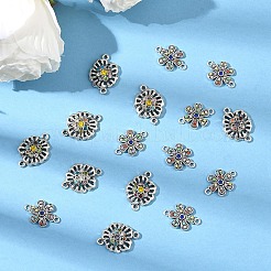 4 stücke 2 arten legierung bunte strass Verbinder anschlüsse&nbsp;ALRI-YW0001-30