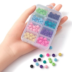 176 Stück 8 Farben handgefertigte Polymer Clay Perlen&nbsp;CLAY-YW0001-81