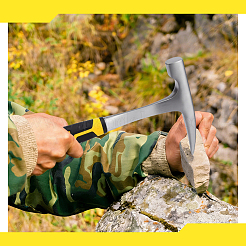 4 Stück geologischer Hammer aus hochkohlenstoffhaltigem Stahl&nbsp;TOOL-WA0001-07