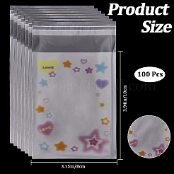 Buste di cellophane opp stampate rettangolari&nbsp;ABAG-WH20001-09B