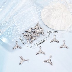 20 Stück Anhänger aus 304 Edelstahl&nbsp;STAS-SC0004-79