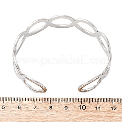 304 Edelstahl-Armreife für Damen&nbsp;BJEW-D306-02P