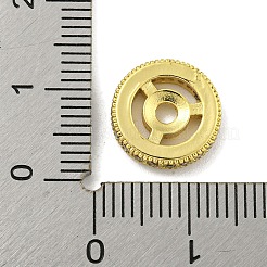 Perle di zirconi cubici trasparenti in micro pavè di ottone&nbsp;KK-G493-30D-G