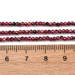 Natürlicher Granat Perlen Stränge&nbsp;G-RM241221-A18