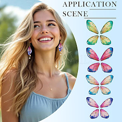 4 set di 4 pendenti in resina colorati&nbsp;DIY-TA0013-51
