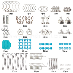 Kit fai da te per realizzare orecchini a tema cane&nbsp;DIY-SC0013-83P