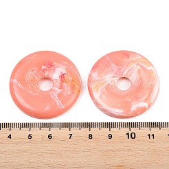 Undurchsichtige Acryl-Anhänger in Jade-Optik&nbsp;OACR-G064-07A