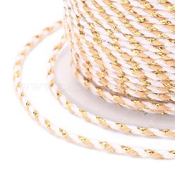 Cordón de polialgodón de 4 cabo con hilo metálico&nbsp;OCOR-Z003-C09