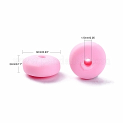 Chapelets de perle en pâte polymère manuel&nbsp;CLAY-N008-008F