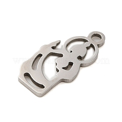 Pendentifs en acier inoxydable 304 anti-ternissement&nbsp;STAS-S123-02P