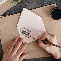 Transparente Stempel aus PVC-Kunststoff mit Sommermotiv&nbsp;DIY-WH0631-0328