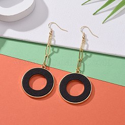 Boucles d'oreilles pendantes en forme de bague&nbsp;EJEW-JE04396
