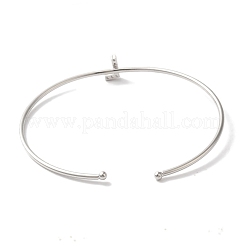 Bracelets en laiton plaqué en rack&nbsp;BJEW-A018-01P-L