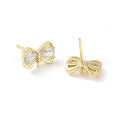 Risultati di orecchini a bottone in ottone bowknot&nbsp;KK-L214-01G