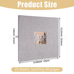 Leinen-Fotokartenhalterbuch&nbsp;AJEW-WH0556-13
