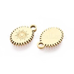 Ionenplattierung (IP) 304 Edelstahl-Anhänger&nbsp;STAS-H100-42G