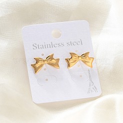 Boucles d'oreilles à tige en acier inoxydable 304 pour femmes&nbsp;EJEW-K306-04G