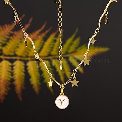 Vergoldete Legierungs-Emaille-Anhänger&nbsp;ENAM-SZ0001-02G