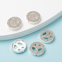 Friedenszeichen-Legierung Kristallrhinestone-Perlen&nbsp;RB-J451-01S