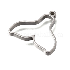 Pendenti cavi in acciaio inossidabile 304&nbsp;STAS-D381-02E-P