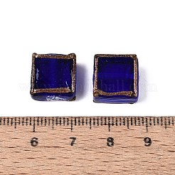 Perles vernissées de sable d'or manuelles &nbsp;LAMP-N041-01C