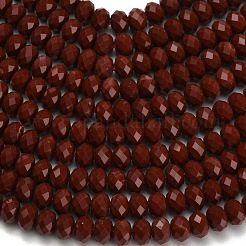 Chapelets de perles en jaspe rouge naturel&nbsp;G-Z111-A12-02