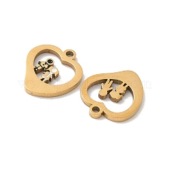 304 Edelstahl-Emaille-Anhänger&nbsp;STAS-I351-09G