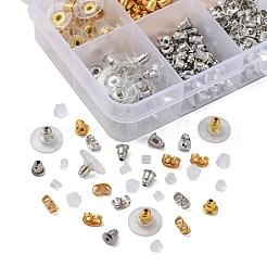 740 Stück 10 Ohrmuttern aus Messing&nbsp;DIY-YW0006-34