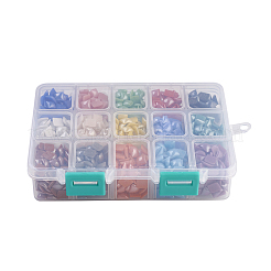 Cabochons manuels en porcelaine plaquée de 15 couleurs&nbsp;PORC-JP0001-03-B
