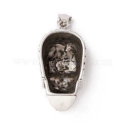 Pendenti in acciaio inossidabile 304 in stile tibetano&nbsp;STAS-P305-18AS