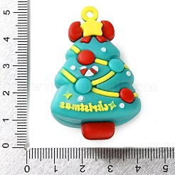 Pendentifs en plastique PVC sur le thème de Noël&nbsp;LS-FIND-I059-01H