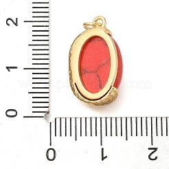 Pendentifs en turquoise synthétiques teints&nbsp;KK-U040-02G